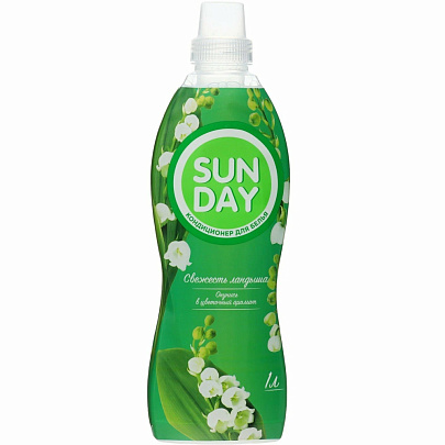  Кондиционер для белья Sunday 1л Свежесть ландыша 