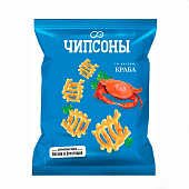  Чипсы Чипсоны, со вкусом краба, 40 г 