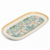  Овальное блюдо FLOWERS 24,4х12,5см, TDB596 