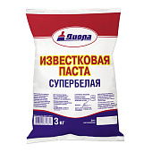  Известь-паста отбеленная 3 кг Пакет/Диола 