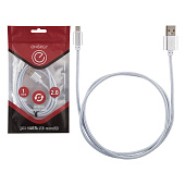  Кабель Energy ET-01 USB/MicroUSB, серебро 