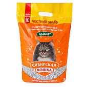  Наполнитель Сибирская Кошка бюджет 10л 