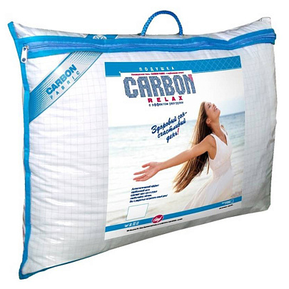 Подушка 50х70 CARBON-RELAX синтетический пух Подушка 50х70 CARBON-RELAX синтетический пух