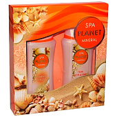 Подарочный набор Spa Planet Mineral №41 жен. (Шампунь 250 мл + Гель для душа 250 мл) Подарочный набор Spa Planet Mineral №41 жен. (Шампунь 250 мл + Гель для душа 250 мл)