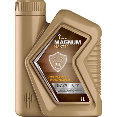 Масло моторное Rosneft Magnum Maxtec 5W40 п/с 4л Масло моторное Rosneft Magnum Maxtec 5W40 п/с 4л