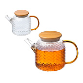 Чайник заварочный Leonord AROMA 1л из боросиликатного стекла, 105040 Чайник заварочный Leonord AROMA 1л из боросиликатного стекла, 105040