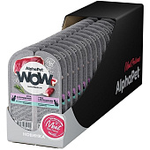 Влажный корм AlphaPet WOW Superpremium для кошек с чувствительным пищеварением, 80 г, утка, потрошки, соус Влажный корм AlphaPet WOW Superpremium для кошек с чувствительным пищеварением, 80 г, утка, потрошки, соус