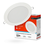 Светильник встраиваемый LED RLP-VC 18Вт 6500К IP40 1440лм 230В 185мм круглый /IN HOME Светильник встраиваемый LED RLP-VC 18Вт 6500К IP40 1440лм 230В 185мм круглый /IN HOME