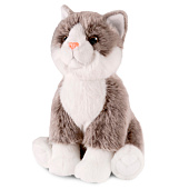  Мягкая игрушка Maxitoys, котик серый мейнкун, 25 см 