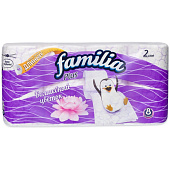 Туалетная бумага Familia Plus Волшебный цветок 2-х сл. 8 шт. Арт.5050021 (ф8) Туалетная бумага Familia Plus Волшебный цветок 2-х сл. 8 шт. Арт.5050021 (ф8)
