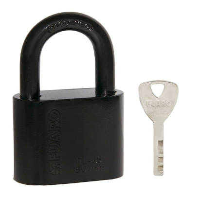  Замок навесной PL-WEATHER-1550 всепогодный FUARO Black 
