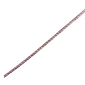 Трос стальной DIN 3055 3мм (10м) Трос стальной DIN 3055 3мм (10м)