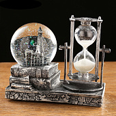  Песочные часы Эйфелева башня, сувенирные, с подсветкой, 15.5 х 8.5 х 14 см, микс 3488508 