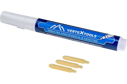 Маркер для затирки кафельных швов Vertextools , белый Маркер для затирки кафельных швов Vertextools , белый