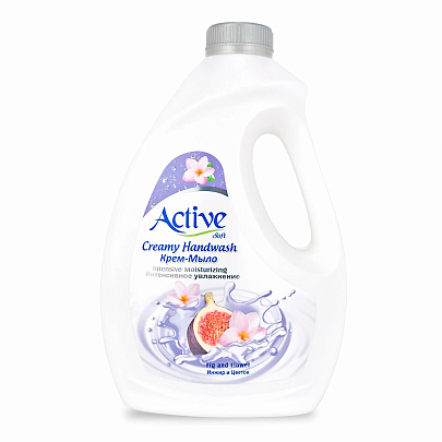  Жидкое крем-мыло Active  Инжир 2л 