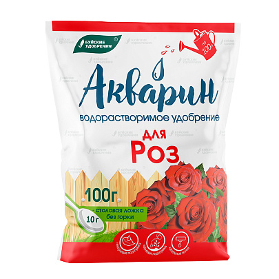 Акварин для роз 100гр, Буйские Акварин для роз 100гр, Буйские