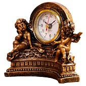  Часы настольные Ангелы, дискретный ход, 14 х 7 х 12.5 см, d-5 см  5180708 