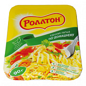 Лапша быстрого приготовления Роллтон Курица По-Домашнему лоток 90гр Лапша быстрого приготовления Роллтон Курица По-Домашнему лоток 90гр