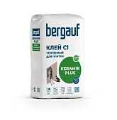  Клей для плитки усиленный Keramik Plus C1 (25кг) /Bergauf 