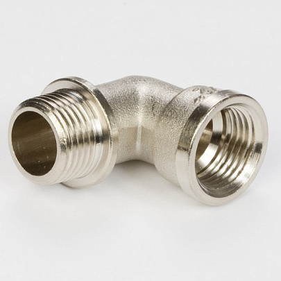Угольник 1/2" ВН с ограничителем ник Угольник 1/2" ВН с ограничителем ник