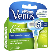  Сменные кассеты для бритья VENUS Embrace 4шт 