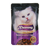 Влажный корм Chammy для кошек Мясное ассорти в соусе 85 гр Влажный корм Chammy для кошек Мясное ассорти в соусе 85 гр