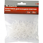  Крестики для кафельной плитки 1,5мм, 200шт, Matrix 