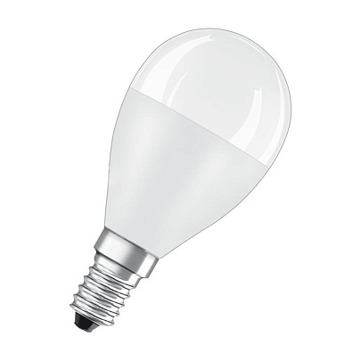 Лампа LED 10Вт Е14, шар, 3000К теплый OSRAM Лампа LED 10Вт Е14, шар, 3000К теплый OSRAM