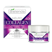 Крем-концентрат против морщин Bielenda Neuro Collagen увлажняющий 40+, 50мл Крем-концентрат против морщин Bielenda Neuro Collagen увлажняющий 40+, 50мл
