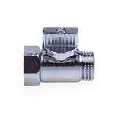  Кран шар баб мини 1/2" BH хром 