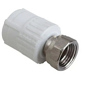 Муфта комб с накид гайкой ВР 20х1/2" PPR Муфта комб с накид гайкой ВР 20х1/2" PPR