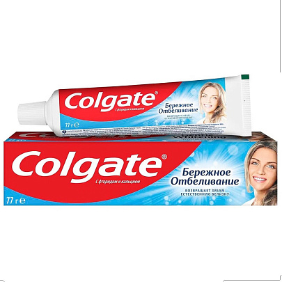 Зубная паста Colgate Бережное Отбеливание 50мл Зубная паста Colgate Бережное Отбеливание 50мл