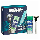 Подарочный набор GILLETTE MACH3 Бритва с 1 сменной кассетой+GILLETTE Series Гель для бритья Алоэ 75мл Подарочный набор GILLETTE MACH3 Бритва с 1 сменной кассетой+GILLETTE Series Гель для бритья Алоэ 75мл