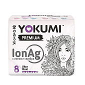  Гигиенические прокладки YOKUMI Premium Ultra Maxi, 8 шт. 