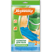 Салфетка для пола 50х60 "ХОЗЯЮШКА" микрофибра 1 шт., КС-06 Салфетка для пола 50х60 "ХОЗЯЮШКА" микрофибра 1 шт., КС-06