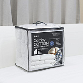 Одеяло 172х205 стеганое двухстороннее Comby Cotton Белый Одеяло 172х205 стеганое двухстороннее Comby Cotton Белый