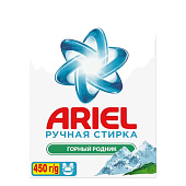 Стиральный порошок ARIEL Ручная стирка Горный родник 450г Стиральный порошок ARIEL Ручная стирка Горный родник 450г