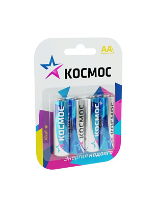 Батарейка LR6, 4шт, AA, Космос CLASSIC Батарейка LR6, 4шт, AA, Космос CLASSIC