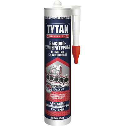 TYTAN Professional герметик силиконовый высокотемпературный красный 280 мл TYTAN Professional герметик силиконовый высокотемпературный красный 280 мл