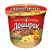  Пюре картоф. быстрого приготовления Доширак мясо стак. 40г 