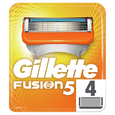 Сменные кассеты для бритья GL Fusion 4шт Сменные кассеты для бритья GL Fusion 4шт