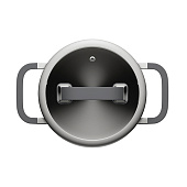 Кастрюля со стеклянной крышкой, 16 см NADOBA, LEONA 796514 Кастрюля со стеклянной крышкой, 16 см NADOBA, LEONA 796514