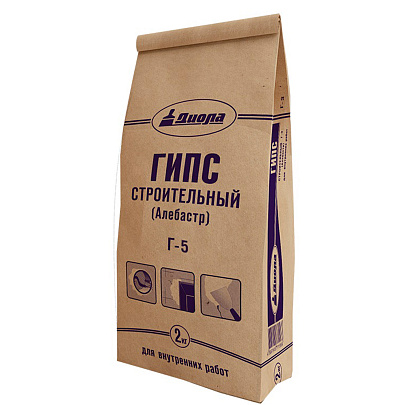 Алебастр Г-5 (2кг) /Диола Алебастр Г-5 (2кг) /Диола