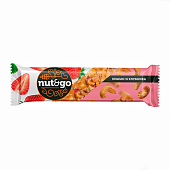 Батончик Nut&Go Кешью и клубника, 36 г Батончик Nut&Go Кешью и клубника, 36 г