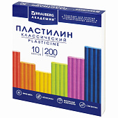 Пластилин 10цв. классический BRAUBERG Академия классическая, 200 г, 106503 Пластилин 10цв. классический BRAUBERG Академия классическая, 200 г, 106503