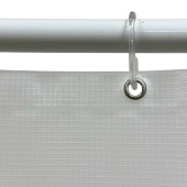  Штора для ванной PEVA 180х200 (ШхВ) Квадро белая  GX008-5 13679 