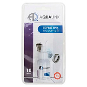 Анаэробный клей-герметик AQUALINK разборный 10г синий (блистер) Анаэробный клей-герметик AQUALINK разборный 10г синий (блистер)