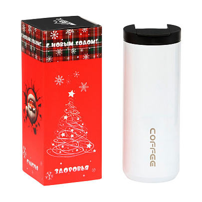  Термокружка 500 мл Coffee белая 9472519 