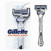  Станок для бритья GILLETTE SKINGUARD Sensitive Бритва с 1 сменной кассетой 