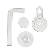  Держатель для туалетной бумаги на присоске Easy пластик белый 101180 Zenfort 